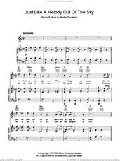 Cover icon of Just Like A Melody Out Of The Sky sheet music for voice, piano or guitar by Jay Wilbur and Walter Donaldson, intermediate skill level