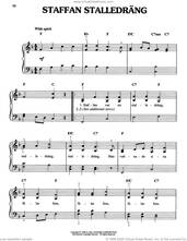 Cover icon of Staffan Stalledrang sheet music for piano solo, easy skill level