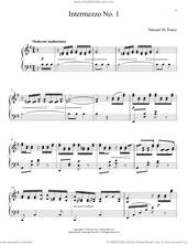 Cover icon of Intermezzo No. 1 sheet music for piano solo by Manuel M. Ponce and Desiree Gonzalez-Miller, classical score, intermediate skill level