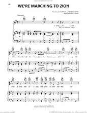 Cover icon of We're Marching To Zion sheet music for voice, piano or guitar by Robert Lowry and Isaac Watts, intermediate skill level
