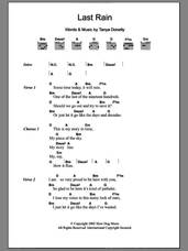 Cover icon of Last Rain sheet music for guitar (chords) by Tanya Donelly, intermediate skill level