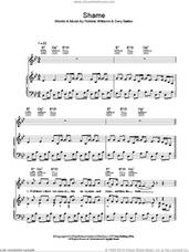 Cover icon of Shame sheet music for voice, piano or guitar by Robbie Williams & Gary Barlow, Gary Barlow and Robbie Williams, intermediate skill level