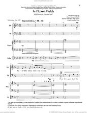 Cover icon of In Flaxen Fields sheet music for choir (SATB: soprano, alto, tenor, bass) by Sherry Blevins, intermediate skill level