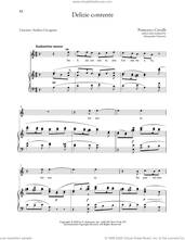 Cover icon of Delizie Contente sheet music for voice and piano (High Voice) by Francesco Cavalli, Richard Walters, Alessandro Parisotti (ed.) and Giacinto Andrea Cicognini, classical score, intermediate skill level