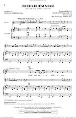 Cover icon of Bethlehem Star (arr. Michael Barrett) sheet music for choir (SATB: soprano, alto, tenor, bass) by Diane Hannibal and Michael Barrett, intermediate skill level