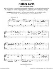 Mother Earth sheet music download