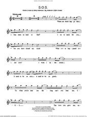 Cover icon of S.O.S. sheet music for flute solo by ABBA, Benny Andersson, Bjorn Ulvaeus and Stig Anderson, intermediate skill level