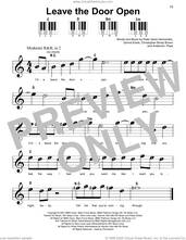 Leave The Door Open sheet music download