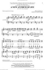 A New Anthem Of Joy sheet music download