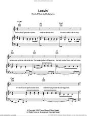 Cover icon of Leavin' sheet music for voice, piano or guitar by Shelby Lynne, intermediate skill level