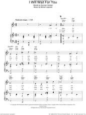 Cover icon of I Will Wait For You sheet music for voice, piano or guitar by Michel LeGrand and Norman Gimbel, intermediate skill level