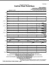 Cover icon of Until The Whole World Hears (complete set of parts) sheet music for orchestra/band (Orchestra) by Casting Crowns, Bernie Herms, Cliff Duren, Jason McArthur, Mark Hall and Roger Glidewell, intermediate skill level