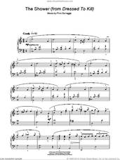 Cover icon of The Shower sheet music for piano solo by Pino Donaggio, intermediate skill level