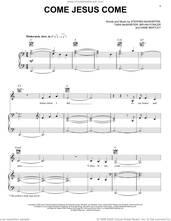 Come Jesus Come sheet music download