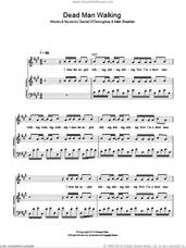 Cover icon of Dead Man Walking sheet music for voice, piano or guitar by The Script and Mark Sheehan, intermediate skill level