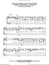 Cover icon of A Rush Of Blood To The Head sheet music for piano solo by Coldplay, Chris Martin, Guy Berryman, Jon Buckland and Will Champion, easy skill level