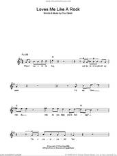 Cover icon of Loves Me Like A Rock sheet music for voice and other instruments (fake book) by Paul Simon, intermediate skill level