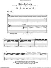 Cover icon of Come On Home sheet music for guitar (tablature) by Franz Ferdinand, Alexander Kapranos and Nicholas McCarthy, intermediate skill level