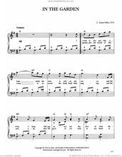 In The Garden sheet music download