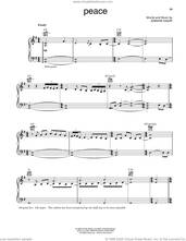 Peace sheet music download