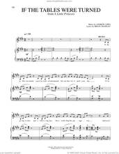 If The Tables Were Turned sheet music download