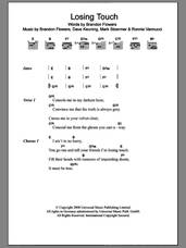 Cover icon of Losing Touch sheet music for guitar (chords) by The Killers, Brandon Flowers, Dave Keuning, Mark Stoermer and Ronnie Vannucci, intermediate skill level