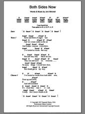 Cover icon of Both Sides Now sheet music for guitar (chords) by Joni Mitchell, intermediate skill level
