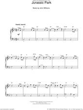 Cover icon of Jurassic Park (Theme) sheet music for piano solo by John Williams, easy skill level