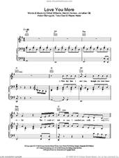 Cover icon of Love You More sheet music for voice, piano or guitar by JLS, Aston Merrygold, Jonathan Gill, Marvin Humes, Oritse Williams, Toby Gad and Wayne Hector, intermediate skill level