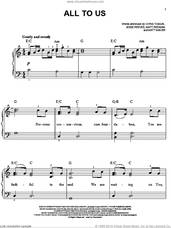 Cover icon of All To Us sheet music for piano solo by Chris Tomlin, Jesse Reeves, Matt Maher and Matt Redman, easy skill level