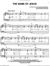 Cover icon of The Name Of Jesus sheet music for piano solo by Chris Tomlin, Daniel Carson, Ed Cash, Jesse Reeves, Kristian Stanfill and Matt Redman, easy skill level
