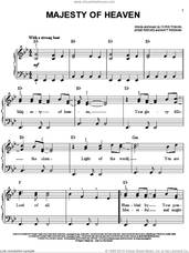 Cover icon of Majesty Of Heaven sheet music for piano solo by Chris Tomlin, Jesse Reeves and Matt Redman, easy skill level