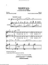 Cover icon of Nightfall sheet music for choir (SSA: soprano, alto) by Vicki Tucker Courtney and Bert Stratton, intermediate skill level