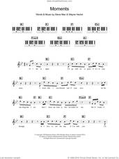 Cover icon of Moments sheet music for piano solo (chords, lyrics, melody) by Westlife, Steve Mac and Wayne Hector, intermediate piano (chords, lyrics, melody)