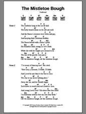 Cover icon of The Mistletoe Bough sheet music for guitar (chords), intermediate skill level
