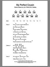 Cover icon of My Perfect Cousin sheet music for guitar (chords) by The Undertones and M.J. Bradley, intermediate skill level