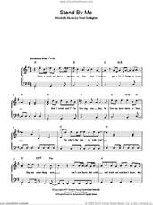 Cover icon of Stand By Me sheet music for piano solo by Oasis, Merle Travis and Noel Gallagher, easy skill level