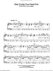 Cover icon of Stop Crying Your Heart Out sheet music for piano solo by Oasis and Noel Gallagher, easy skill level
