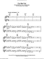 Cover icon of Cry Me Out sheet music for piano solo by Pixie Lott, Colin Campsie, Mads Hauge and Phil Thornalley, easy skill level