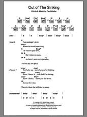 Cover icon of Out Of The Sinking sheet music for guitar (chords) by Paul Weller, intermediate skill level