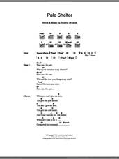 Cover icon of Pale Shelter sheet music for guitar (chords) by Tears For Fears and Roland Orzabal, intermediate skill level