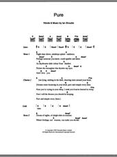 Cover icon of Pure sheet music for guitar (chords) by The Lightning Seeds and Ian Broudie, intermediate skill level
