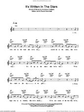 Cover icon of It's Written In The Stars sheet music for voice and other instruments (fake book) by Paul Weller and Simon Dine, intermediate skill level