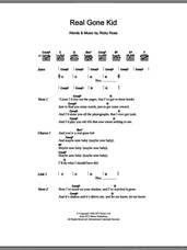 Cover icon of Real Gone Kid sheet music for guitar (chords) by Deacon Blue and Ricky Ross, intermediate skill level