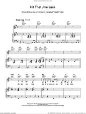 Cover icon of Hit That Jive Jack sheet music for voice, piano or guitar by Diana Krall, Campbell 