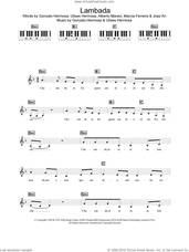 Lambada sheet music for clarinet solo (PDF)