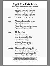 Cover icon of Fight For This Love sheet music for piano solo by Cheryl Cole, Andre Merritt, Steve Kipner and Wayne Wilkins, intermediate skill level