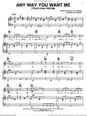Cover icon of Any Way You Want Me sheet music for voice, piano or guitar by Elvis Presley, Aaron Schroeder and Cliff Owens, intermediate skill level