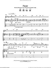 Cover icon of Fever sheet music for guitar (tablature) by Eva Cassidy, Peggy Lee, Eddie Cooley and John Davenport, intermediate skill level