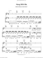 Cover icon of Hang With Me sheet music for voice, piano or guitar by Robyn and Klas Ahlund, intermediate skill level